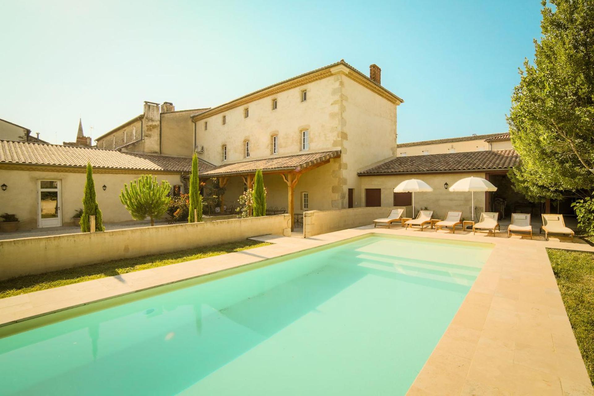 Une Chambre A La Maison Du Ballandreau Bed & Breakfast Monsegur  Luaran gambar